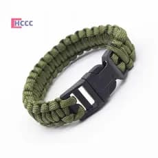 Hcc 23cm Sete Núcleos Paracord Escapar Ao Ar Livre Emergência Trançado Corda Acampamento Sobrevivência Poupança Pulseira