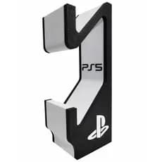 Suporte Controle Duplo PS5 - DualSense Ps5 - Organizador Para 10 Jogos - Suporte Jogos Ps5 - Porta CDs Gamer
