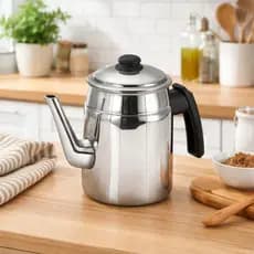 Bule de Café 1.400ml Cozinha Alumínio Polido