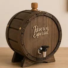 Pingômetro Barrica 01 Litro Cachaça, Pinga e Bebidas Festa Amigos e Família  Barril para Bebidas, Decoração Rústica