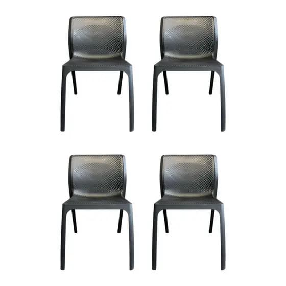 Kit 4 Cadeira Cor Preto Estrutura Gourmet Larissa