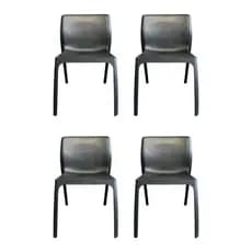 Kit 4 Cadeira Cor Preto Estrutura Gourmet Larissa