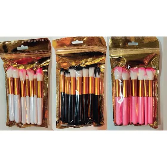 🖌️ KIT PINCÉIS DE MAQUIAGEM – C/ 8 UNIDADES | COLORIDOS E MACIOS 🖌️