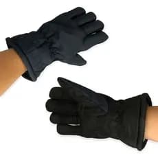Luva Impermeável Térmica Para Moto Frio E Chuva Proteção Entregador Motoboy Adulto Azul Preto