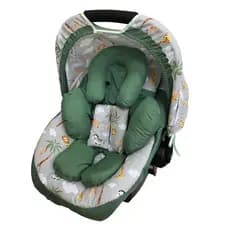 Kit Capa de Bebê Conforto Com Protetores, Capota e Apoio Redutor 100% Algodão 0 A 13 KG