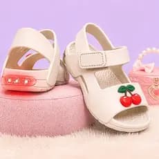 Papete Sandália Feminina LED Infantil Confortável