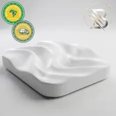 Saboneteira Minimalista em PLA | Design Moderno em Ondas | Porta Sabonete para Banheiro | Banzai