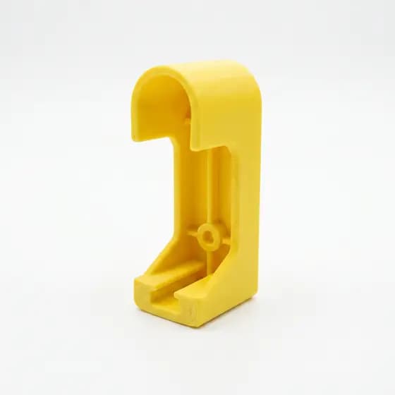 Suporte Para Haste de Cabideiro Par de Suportes Barra de Guarda Roupa Armário Organizador em PLA BANZAI SUPER RESISTENTE