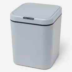 Lixeira Automática Inteligente 17/20 Cinza Litros Anti Odor Sensor Banheiro Cozinha Casa Escritorio