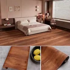 Adesivo Para Piso Vinilico Autocolante 5mx60cm, Para Chão De Quarto, Cozinha, Sala, Banheiro,Em Rolo