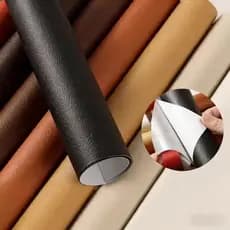 Couro Sintético Autocolante  Reparo Rápido para Sofá/Carro/Parede + Móveis | PVC Reforçado