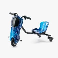 Carrinho de Drift Elétrico 36V - TURBO 250W / 350W - Bluetooth e LED - Drift Trike Ajustável - LEÃO COMÉRCIO