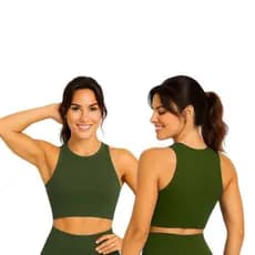 Kit Com 2 Cropped Blackout Zero Transparencia