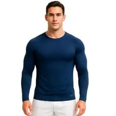 Camiseta Manga Longa Proteção UV Fator 50 Masculina