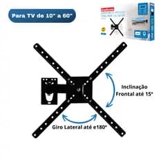 Suporte Articulado para TV e Monitor de 10 a 60 Polegadas 5 Anos de Garantia e Alta Qualidade