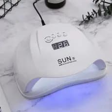 Cabine Sun X Led Uv Secadora Forte Unha Gel 128W Branco Bivolt