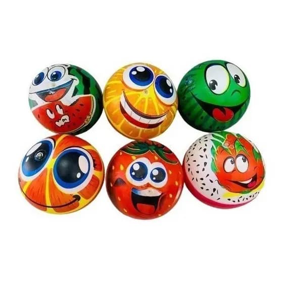10 Bola De Praia Vinil Inflavel Infantil Carinha Atacado