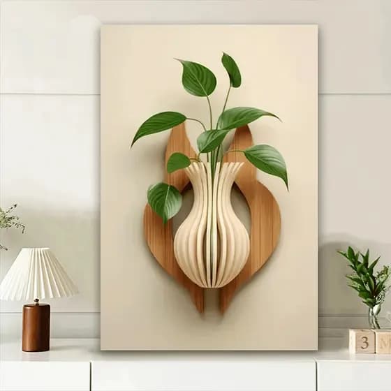 Quadro decorativo 1 pç, arte  Decoração linda e  Elegante para Sala de Estar, Quarto, Escritório