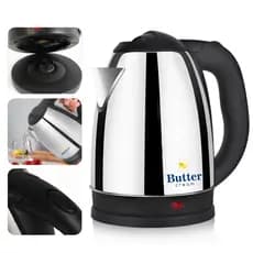 Chaleira Elétrica Inox 1.8l Aquecimento 110v Agua Desligamento Automática 1000w Butter Cream