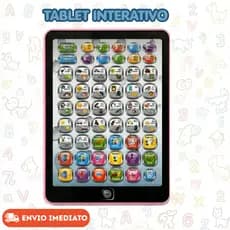 Mini Tablet Interativo Infantil Educativo 54 Funçoes Portugues/Ingles Crianças Didático