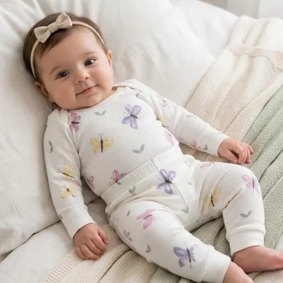 Body Bebê Conjunto Roupa de Bebê Enxoval Manga Longa Calça Macacão Mesversario Envio Rápido