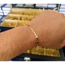 Pulseira Piastrine 3mm feita em Moeda Antiga