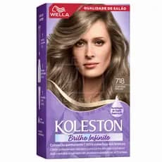 Tintura Koleston Louro Médio Perolado 718
