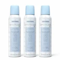 Kit com 03un Desodorante Aerosol Giovanna Baby Blue 150ml