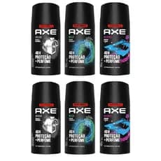 Kit 06un Desodorante Antitranspirante Spray Axe Masculino 48h 152ml (Escolha a Fragrância)