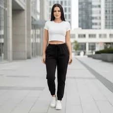 Calça Jogger Feminina Casual Esportiva Tactel Premium Cintura Elastica Estilo e Liberdade