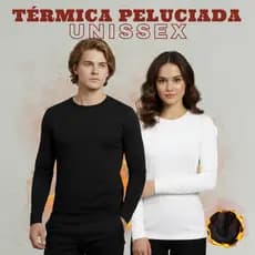 Blusa Térmica Peluciada Unissex Manga Longa Confortável Para Frio e Inverno
