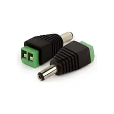 20 PEÇAS CONECTOR PLUG P4 MACHO COM BORNE CFTV CAMERA DE SEGURANÇA