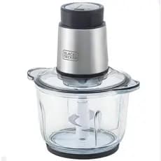 Processador Black+Decker Gourmand Gris MP300G 300W 2L com Tigela de Vidro Alta Performance