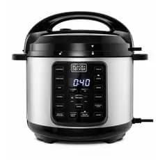 PANELA DE PRESSÃO DIGITAL BLACK E DECKER 11 MULTIFUNÇÕES, 5 LITROS, 9 DISPOSITIVOS DE SEGURANÇA 900W