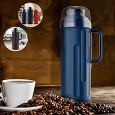 Garrafa Térmica Personal 1L Termolar Mesa / Azul, Vermelha e Preta / Café e Chá / Escritório