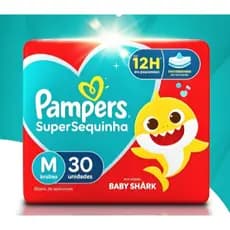 Fralda Pampers Supersec M com 30 Unidades