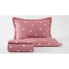 Kit Cobre Leito Queen 3 Peças Colcha Piquet Luxo Estampada