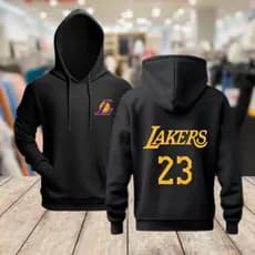 Blusa de Frio Moletom Jaqueta Casaco Agasalho Streetwear Algodao L Lakers Basquete