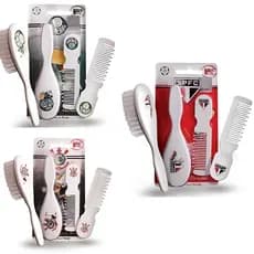 Kit Pente escova Bebe Infantil Times KidsGol