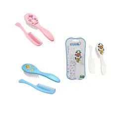 Conjunto Pente e Escova Para Bebê Kuka