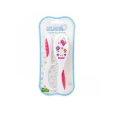 Conjunto Pente Escova Soft Rosa- Kuka