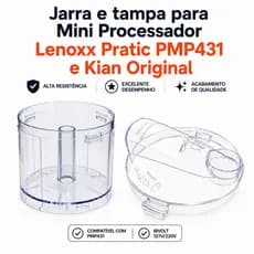 Miniprocessador Lenoxx Pratic Pmp431 PMP431 PMP435 e KIAN  TAMPA E JARRA ORIGINAL