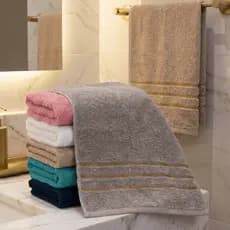 Kit 6 Toalhas de Rosto Macia Luxo Felpuda 100% Algodão