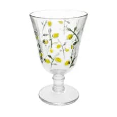 Taça Limão Siciliano Lyor 240ml Vidro Decorado Premium Mesa Posta Taça Avulsa Unidade
