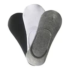 Kit 3 Pares Meia Sapatilha masculina feminina unissex INVÍSIVEL não aparece Tênis ALGODÃO NICE COTTON