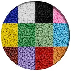 Miçanga Leitosa para Guia 4mm - 500g Aprox. 6600 Peças