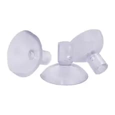Ventosa de Silicone p/ Vidros com Furo - 30mm Kits com 10 / 25 / 100 Peças