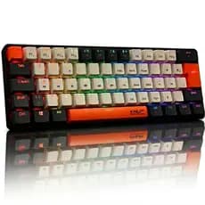 Teclado USB 63 Teclas RGB Luminous Mini 60 % Para Computador Notebook