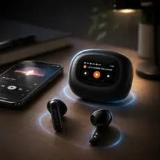 Fone de Ouvido Bluetooth sem fio cancelamento de Ruído 500 Bateria 200h À Prova D’Água
