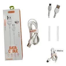 Cabo Reforçado Resistente Carregamento Ultrarápido TIPO C V8 MICRO Lightning